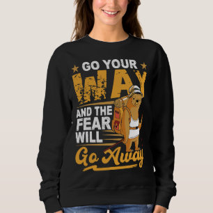 Funny Wandering Sloth With Saying Sweatshirt