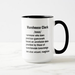 Funny Warehouse Clerk Definition gifts Mug