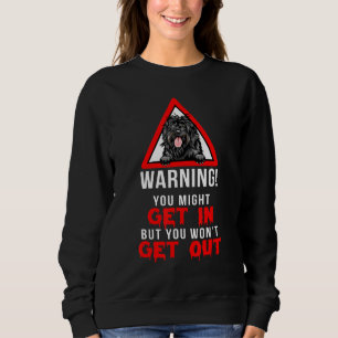 Funny Warning Portuguese Water Dog Lover Owner Sweatshirt