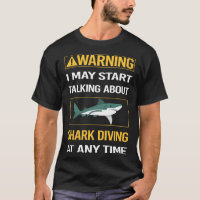 Funny Warning Shark Diving Diver