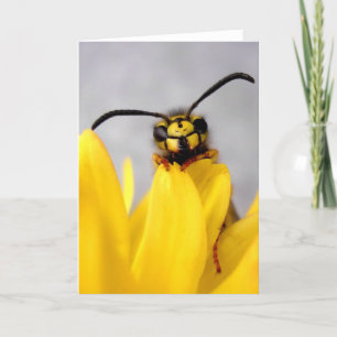 Funny Wasp Greeting Card