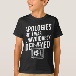 Funny Watching Footbyll Soccer Tv Excuse Joke Men T-Shirt