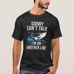 Funny Water Ski Designs For Men Women Water Skier T-Shirt