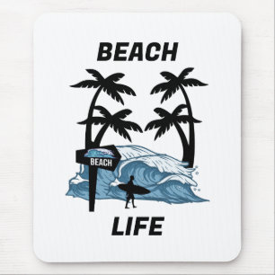 Funny Water Wave Mouse Pad