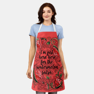 Funny Watermelon Day Apron
