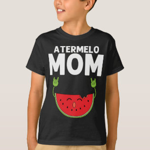 Funny Watermelon Designs For Mum Women Summer Frui T-Shirt