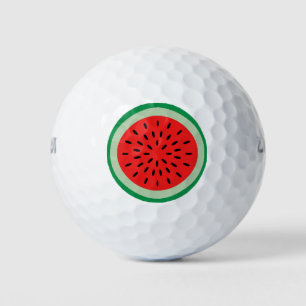 Funny Watermelon Round Slice Golf Balls