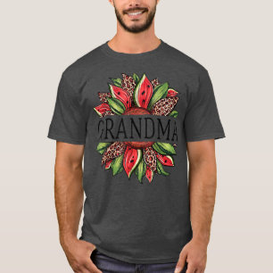 Funny Watermelon Sunflower Grandma National Waterm T-Shirt