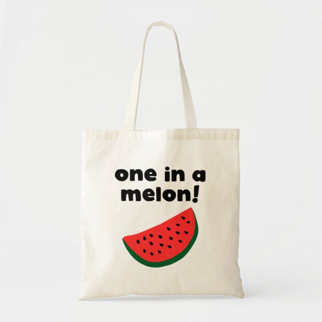 Funny Watermelon Tote Bag (Front)