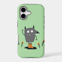 Funny Waving Monster