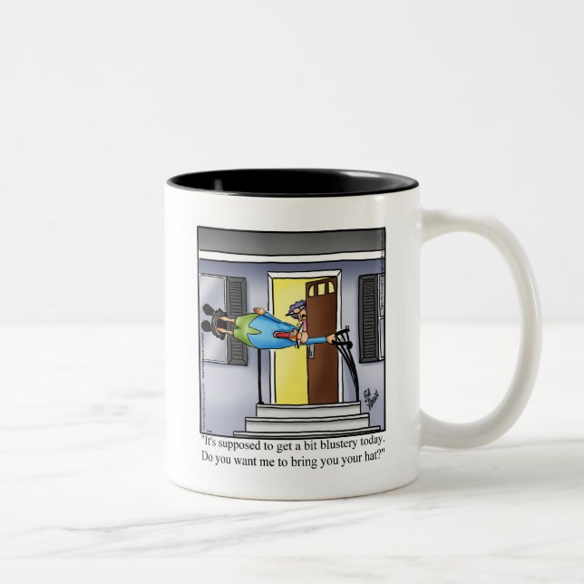 Funny Weather Humour Mug Gift (Right)
