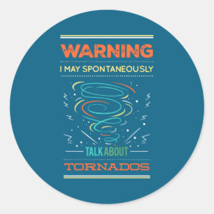 Funny Weather Man Quotes  Classic Round Sticker