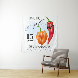 Funny Wedding Anniversary Backdrop Tapestry