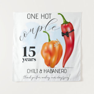 Funny Wedding Anniversary Backdrop Tapestry