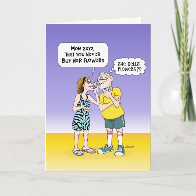 Funny Wedding Anniversary Card for Mum (Front)