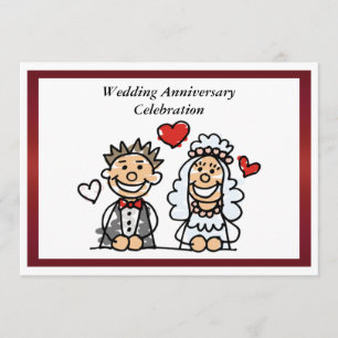 Funny Wedding Anniversary Invitation