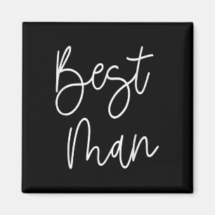 Funny Wedding Bridal Party Groomsmen Best Man  Magnet