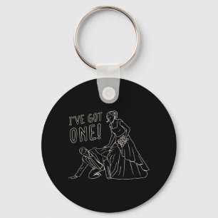 Funny Wedding Bride And Groom Design  Key Ring