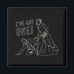 Funny Wedding Bride And Groom Design  Magnet<br><div class="desc">Funny Wedding Bride And Groom Design</div>