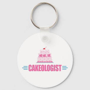 Funny Wedding Cake Lover Key Ring