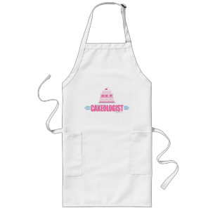 Funny Wedding Cake Lover Long Apron