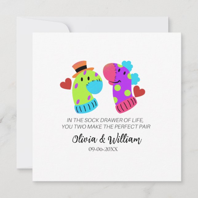 Funny Wedding Card, Couples Card, Funny Engagement Announcement (Front)