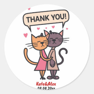 Funny  Wedding Classic Round Sticker