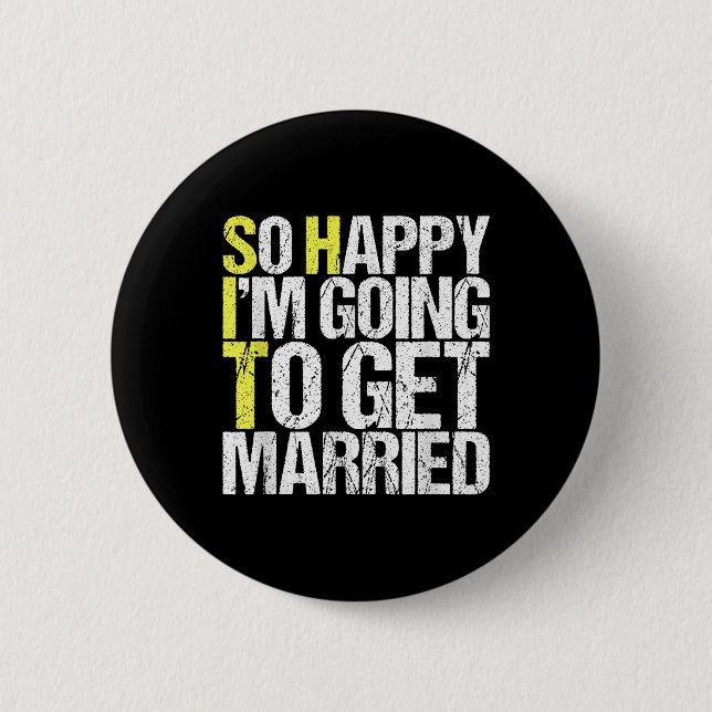 Funny Wedding Gift Sarcastic Groom Bride  6 Cm Round Badge (Front)