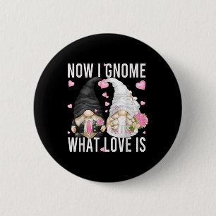 Funny Wedding Gnome Couple Pun Love Saying For Gro 6 Cm Round Badge