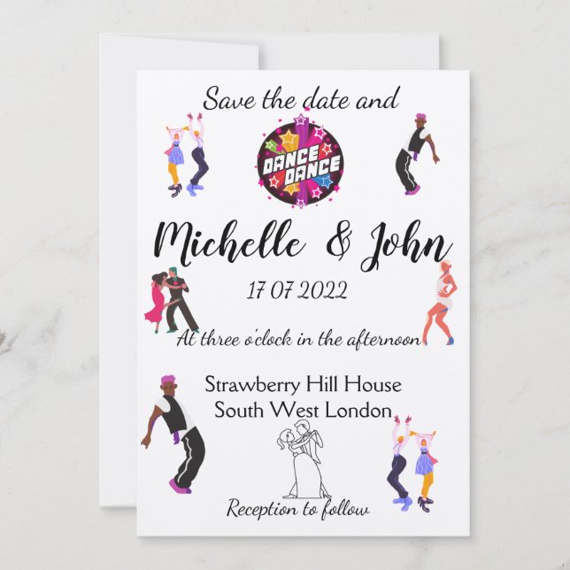 Funny Wedding Invitation  (Front)