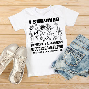 Funny Wedding Merch Custom Wedding Favor Keepsake T-Shirt