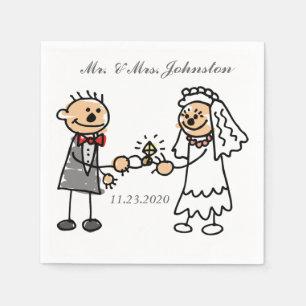 Funny Wedding Napkin