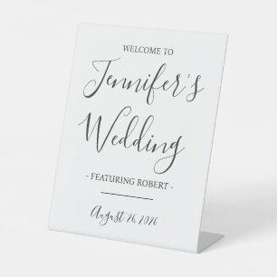 Funny Wedding Reception, Bride featuring Groom Pedestal Sign