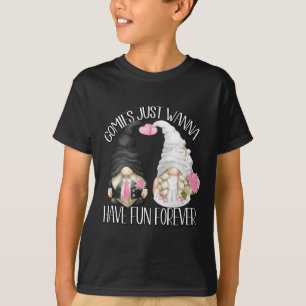 Funny Wedding Shower Pun Cute Gnomies For Bride An T-Shirt