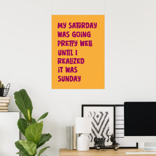 Funny Weekend Poster