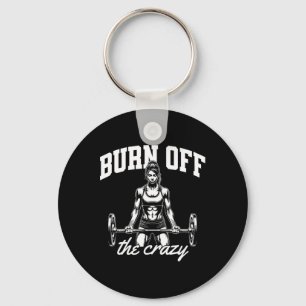 Funny Weightlifting Bodybuilding Power Lifting Say Key Ring