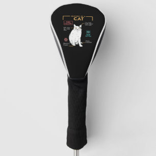 Funny Weird Cat Meme Smiling, Anatomy of A Cat Golf Head Cover