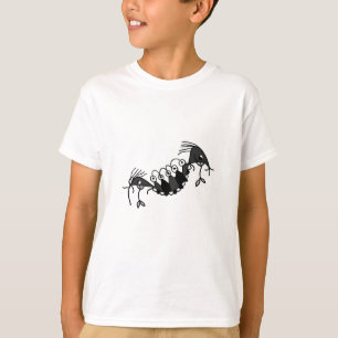 Funny weird monster reptile drawing T-Shirt