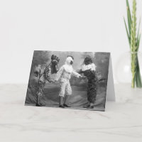 Funny Weird Vintage Photograph of Chicken Costumes