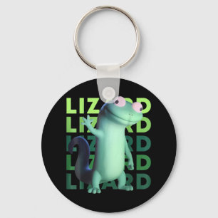 Funny Weirdcore Animal Women Men Lizard Lizard Liz Key Ring
