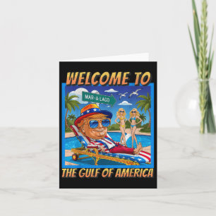 Funny Welcome To The Americas Gulf February 9th Be Card