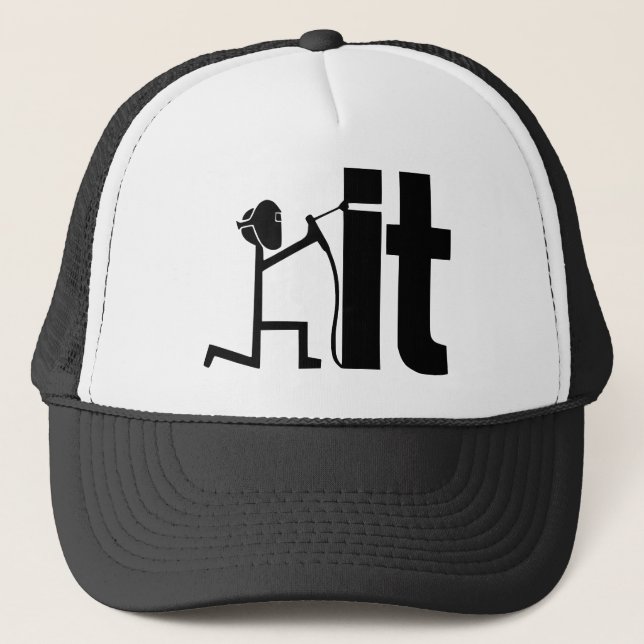 funny Weld It | Welder Graphic Designs gifts for w Trucker Hat (Front)