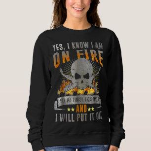 Funny Welder I Am On Fire Tees
