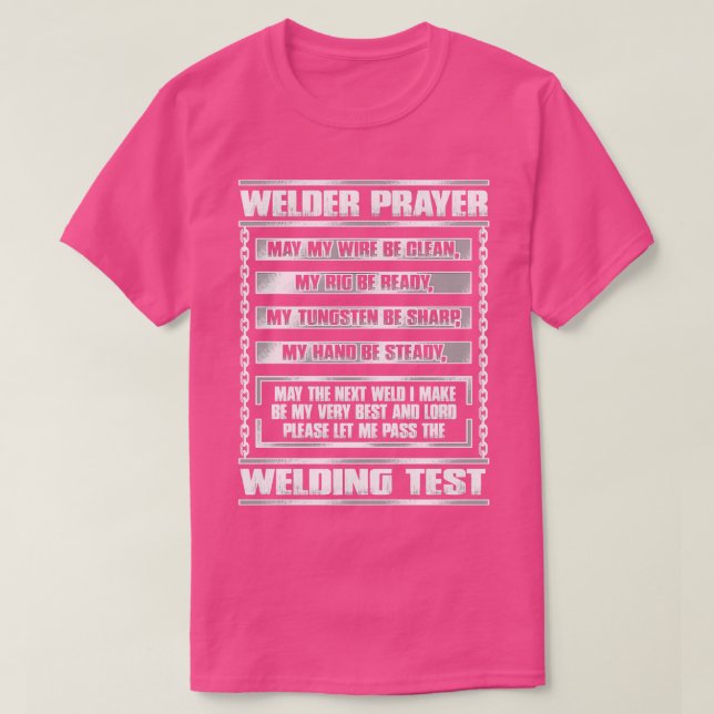 FUNNY WELDER PRAYER T-Shirt (Design Front)