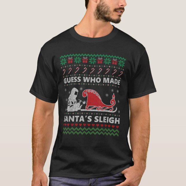 Funny Welder Ugly Christmas Sweater Gift for Welde (Front)