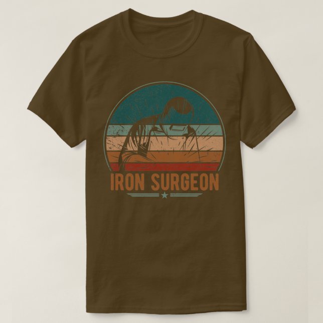 Funny Welder Welding Weld Retro Iron Surgeon T-Shirt (Design Front)