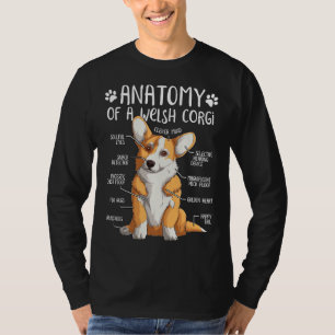 Funny Welsh Corgi Dog Anatomy Dog    437 T-Shirt