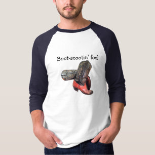 Funny Western Cowboy Boot Scoot T-Shirt