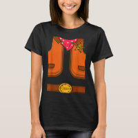 Funny Western Sheriff Halloween Cowboy Vest Simple