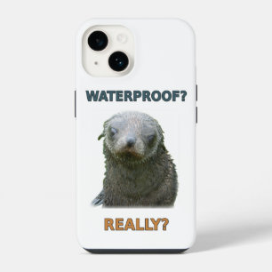Funny Wet Seal Pup iPhone 14 Case